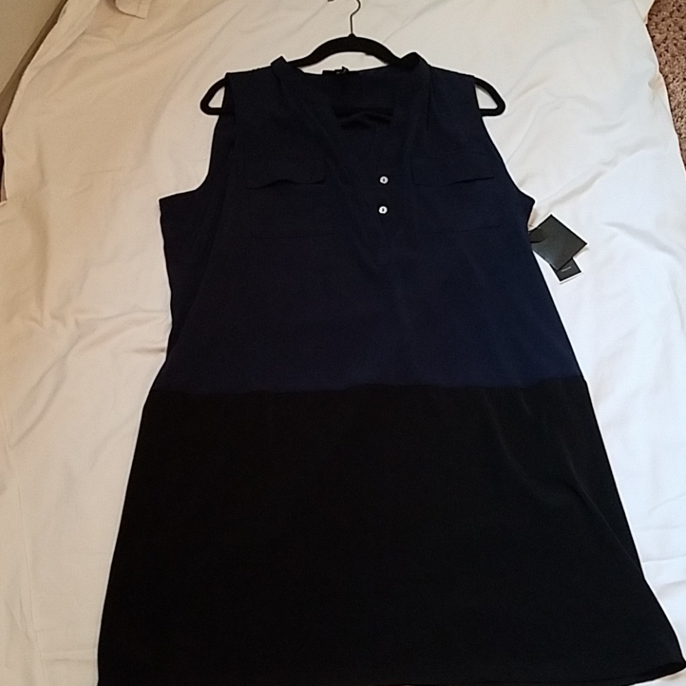 Colorblock sheath dress